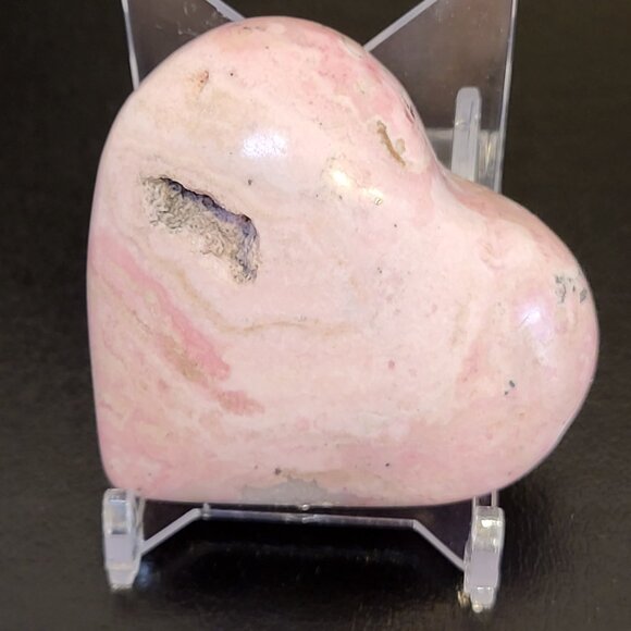 Rhodochrosite Heart Mineral Pink - Picture 5 of 8